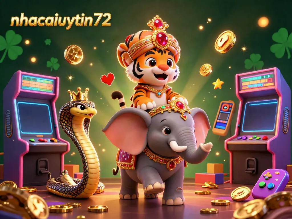 Experience the thrilling atmosphere of online gaming featuring the maharaja tiger and casino elements, nhacaiuytin72.