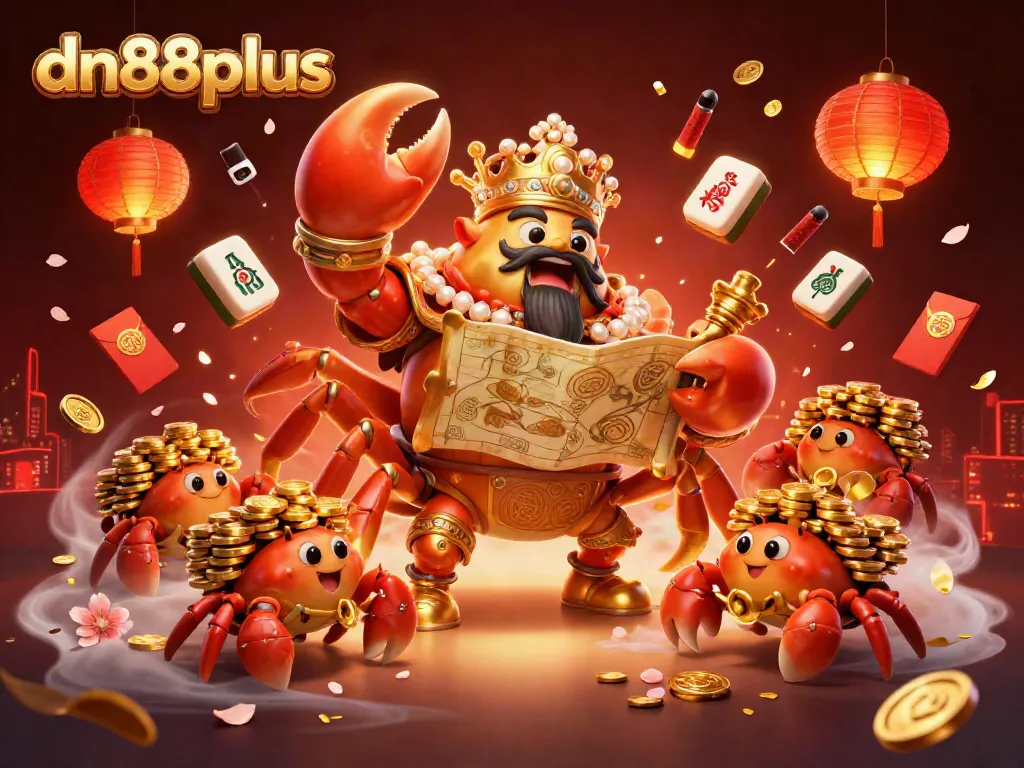 Engage in thrilling gaming at dn88plus, where the golden crab emperor leads an exhilarating casino scene!