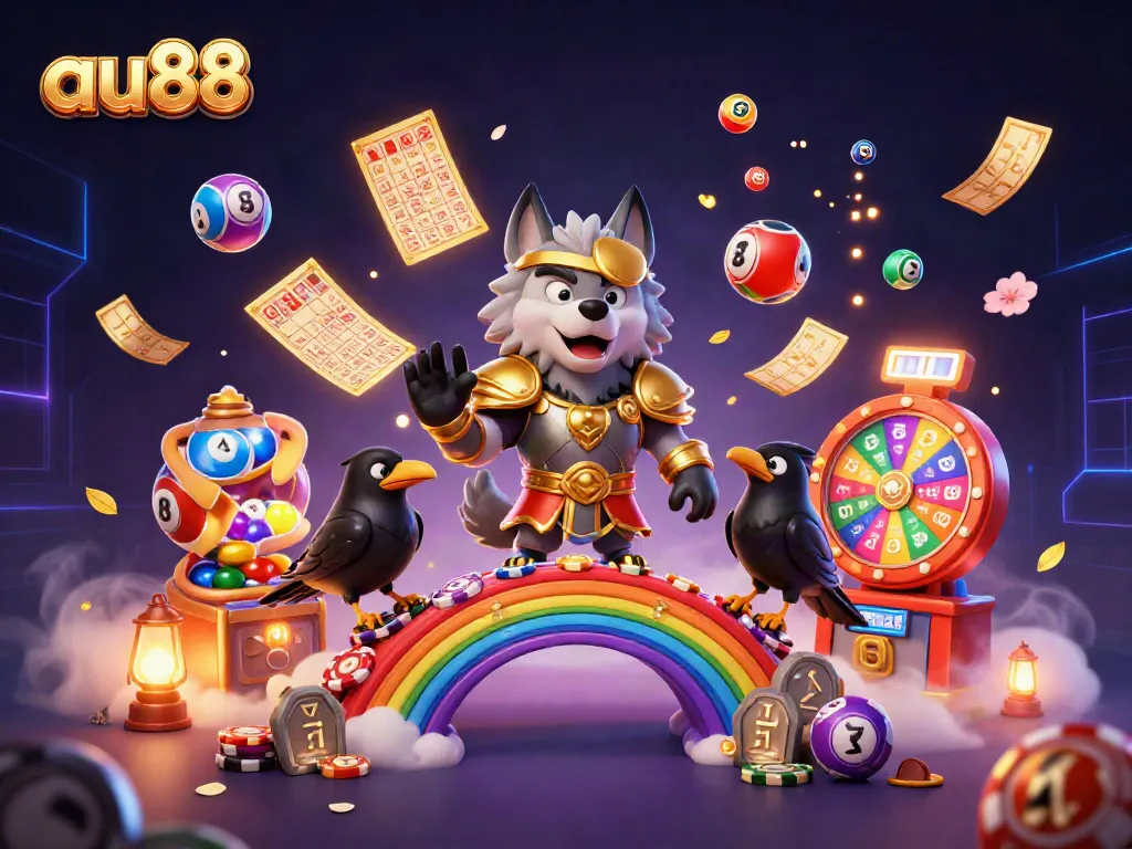 Experience exciting gaming moments at au88 with vibrant visuals of a dynamic casino scene.