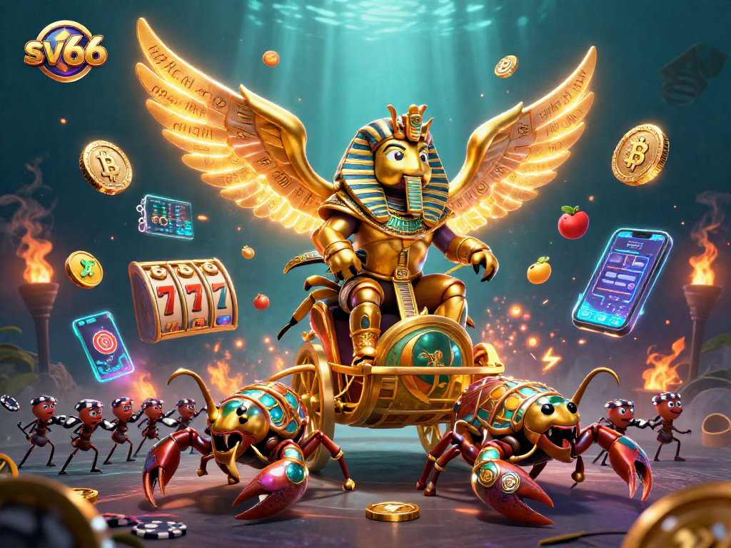 Experience thrilling gaming adventures at sv66, featuring vibrant casino elements and captivating characters.